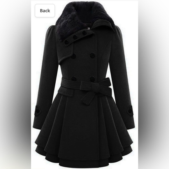 Faux fur winter coat - Picture 1 of 4